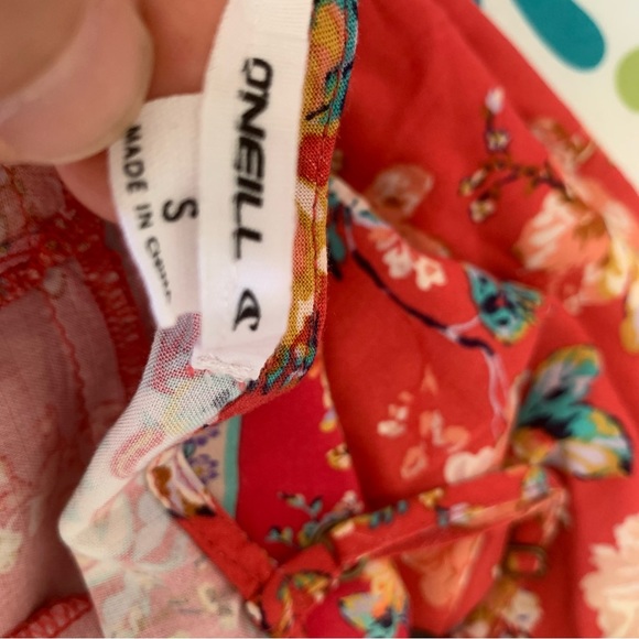 O’Neil Liame Tank Romper Red floral - Picture 12 of 15